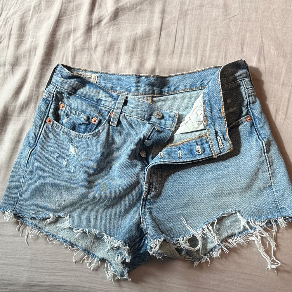 Levi’s Denim Blue Women Shorts
